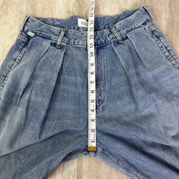 Citizens of Humanity Petra Pleated Wide Leg Jeans in Nensi Size 29 2160-3028 - Picture 3 of 9